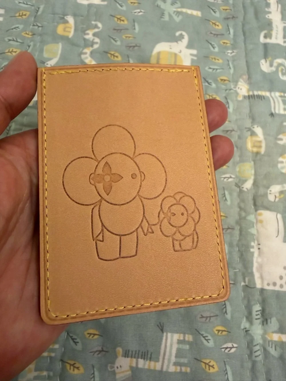 Louis Vuitton vachetta card